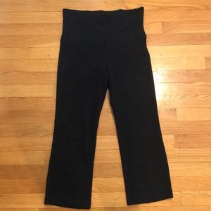 Express Cropped Fold Over Yoga Pants Sz S